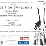 Poster - Two Pianos